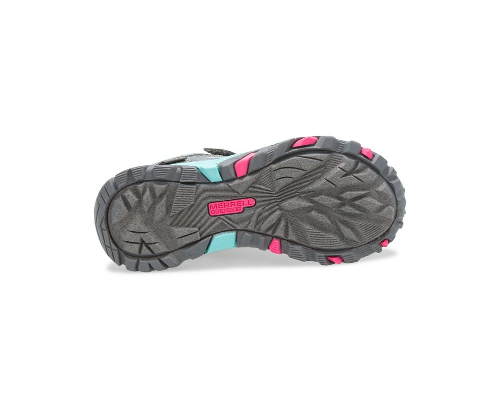 Tenis Criança - Merrell Moab Fst Baixo A/C Waterproof - Cinzentas - JHG798650